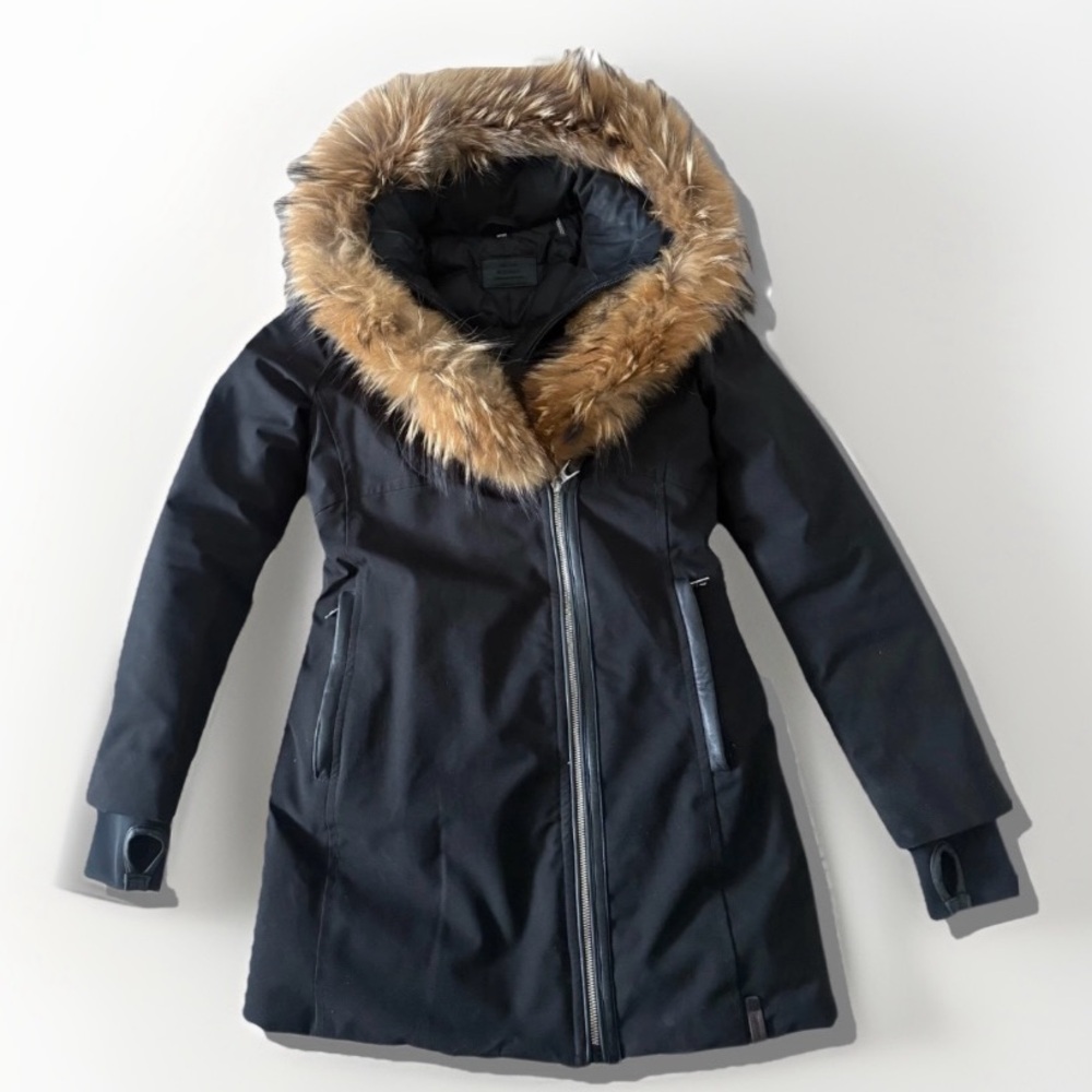 RUDSAK Authentic Women’s Down Parka with Natural Fur